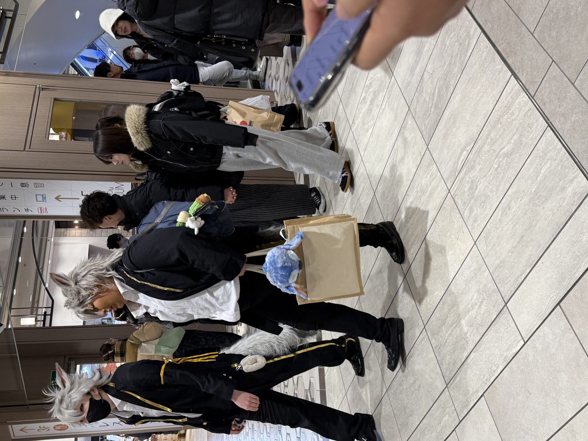 Teens and cosplayers gathering in Ikebukuro