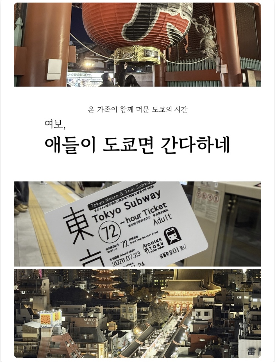 책이 나왔습니다 - 여보, 애들이 도쿄면 간다하네